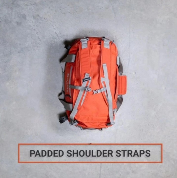 Сумка Simms GTS Gear Duffel 80л (simms orange; 80л)